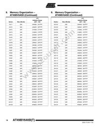 AT49BV640DT-70CU Datasheet Page 18