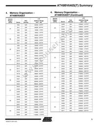 AT49BV640S-70CU Datasheet Page 5