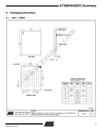 AT49BV640S-70CU Datasheet Page 7