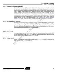 AT49BV642D-70TU-T Datasheet Page 7
