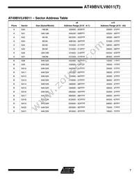 AT49BV8011-11CI Datasheet Page 7