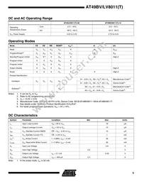 AT49BV8011-11CI Datasheet Page 9