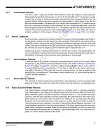 AT49BV802DT-70TU Datasheet Page 7