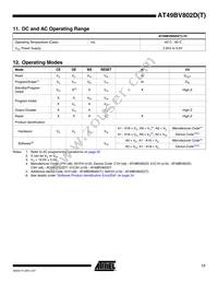 AT49BV802DT-70TU Datasheet Page 17