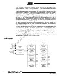 AT49F001ANT-55JU Datasheet Page 2