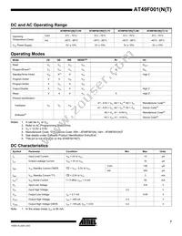 AT49F001N-90VI Datasheet Page 7