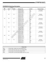 AT49F001N-90VI Datasheet Page 15