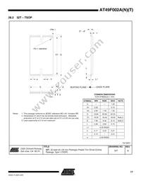 AT49F002ANT-55VU Datasheet Page 17