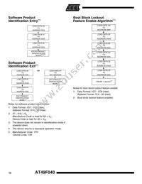 AT49F040-90TI Datasheet Page 10