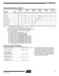 AT49F040A-70PI Datasheet Page 5