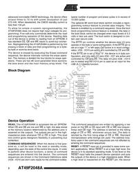 AT49F2048A-90RI Datasheet Page 2