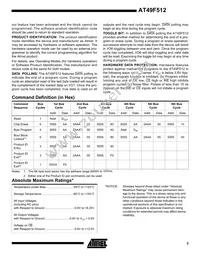 AT49F512-90VC Datasheet Page 3