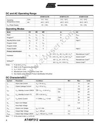 AT49F512-90VC Datasheet Page 4