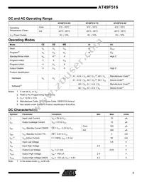 AT49F516-70VI Datasheet Page 5