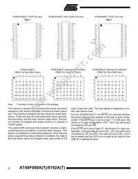 AT49F8192AT-70TC Datasheet Page 2
