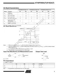 AT49F8192AT-70TC Datasheet Page 9