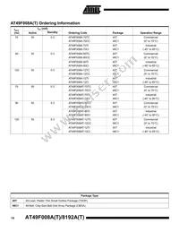 AT49F8192AT-70TC Datasheet Page 14