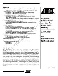 AT49LH004-33TC-T Datasheet Cover