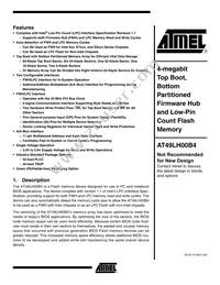 AT49LH00B4-33JX-T Datasheet Cover