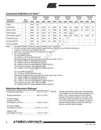 AT49LV001T-90TI Datasheet Page 6