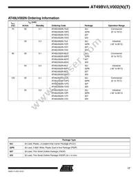 AT49LV002T-70VI Datasheet Page 17