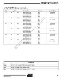 AT49LV002T-70VI Datasheet Page 21