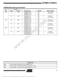 AT49LV040-12VI Datasheet Page 11