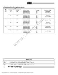 AT49LV040-12VI Datasheet Page 14