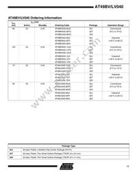 AT49LV040-70VI Datasheet Page 11