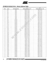 AT49LV1614AT-70TI Datasheet Page 10