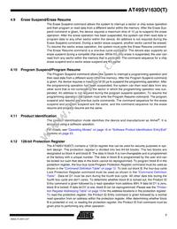 AT49SV163DT-80TU Datasheet Page 7