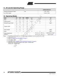 AT49SV163DT-80TU Datasheet Page 16