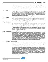 AT49SV802AT-90TI Datasheet Page 5