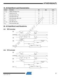 AT49SV802AT-90TI Datasheet Page 21