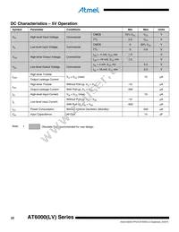 AT6002LV-4JC Datasheet Page 22