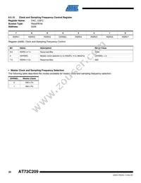 AT73C209 Datasheet Page 20