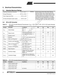 AT73C211-ZI Datasheet Page 8