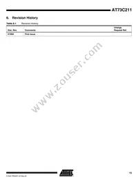 AT73C211-ZI Datasheet Page 15