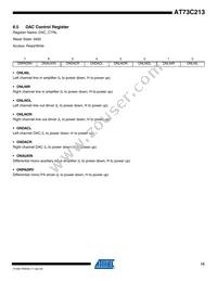 AT73C213 Datasheet Page 15