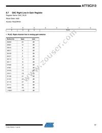 AT73C213 Datasheet Page 17