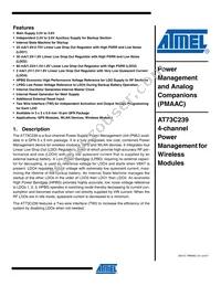 AT73C239 Datasheet Cover