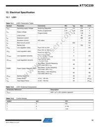 AT73C239 Datasheet Page 19