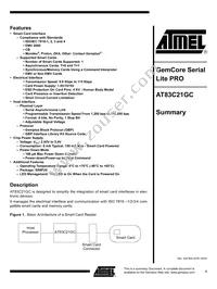 AT83C21GC144-ICSIL Datasheet Cover