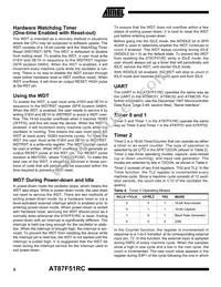 AT87F51RC-24PI Datasheet Page 8