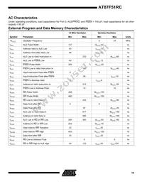 AT87F51RC-24PI Datasheet Page 19