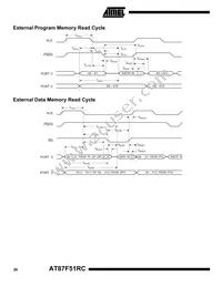 AT87F51RC-24PI Datasheet Page 20