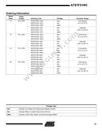 AT87F51RC-24PI Datasheet Page 23