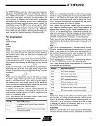 AT87F55WD-24PI Datasheet Page 3
