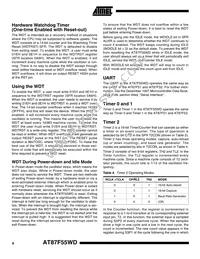AT87F55WD-24PI Datasheet Page 8