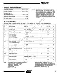 AT87LV51-16PI Datasheet Page 9